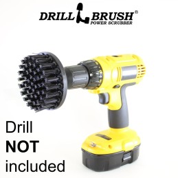 Drill Brush® extra-dure noire 8cm