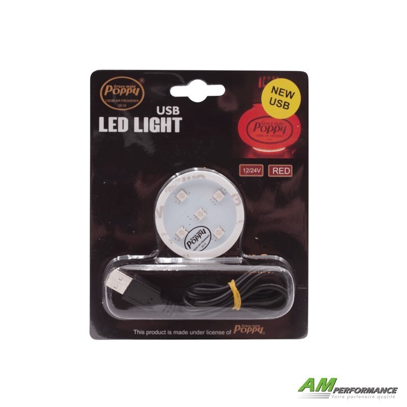 POPPY USB LED LIGHT 12-24V - AM PERFORMANCE POPPY USB LED LIGHT 12-24V - AM PERFORMANCE