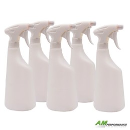Pack 5 vaporisateurs 600ml blanc