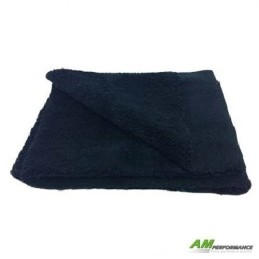 Microfibre double face sans couture noire  [tarif dégressif]