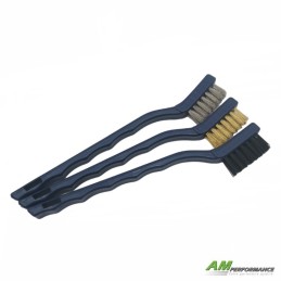 Set de 3 brosses métalliques