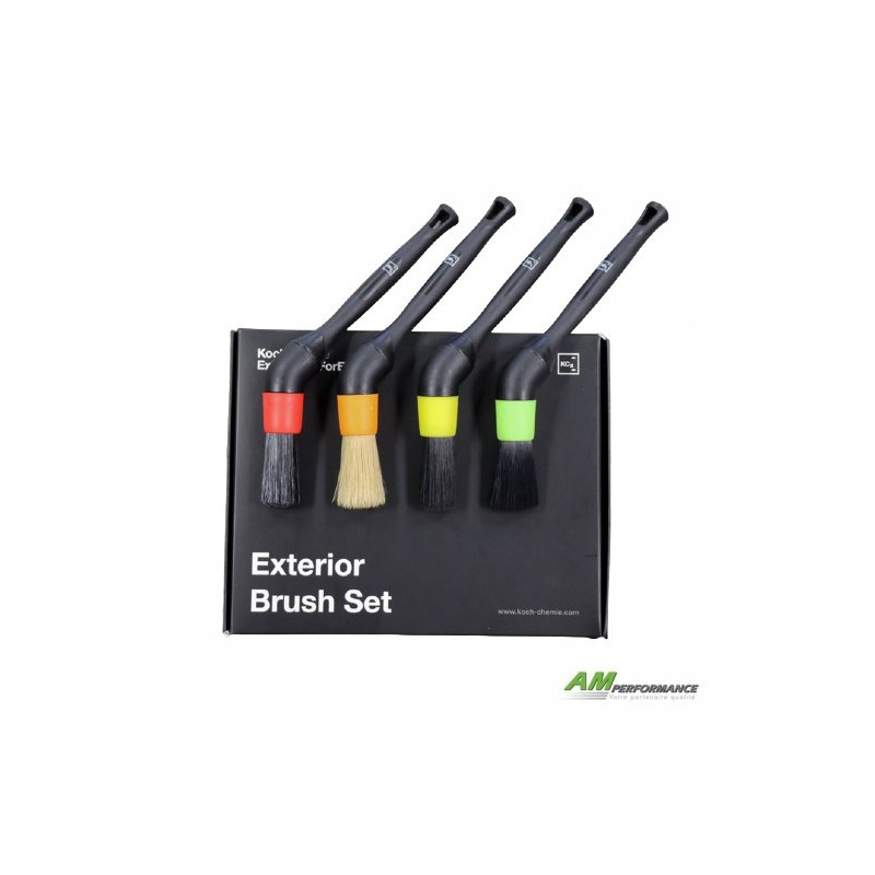 KOCH CHEMIE EXTERIOR BRUSH SET - 4 pinceaux detailing KOCH CHEMIE EXTERIOR BRUSH SET - 4 pinceaux detailing