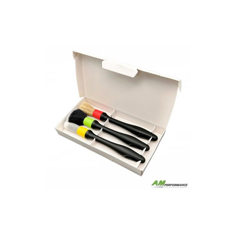 KOCH CHEMIE  INTERIOR BRUSH SET - 3 pinceaux detailing