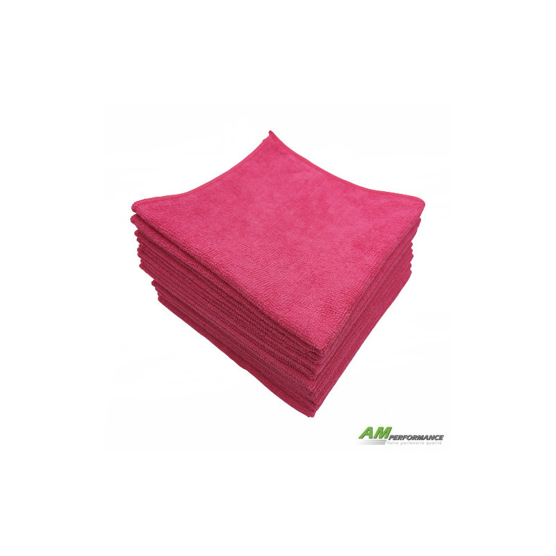 Microfibres petit prix roses - lot de 10