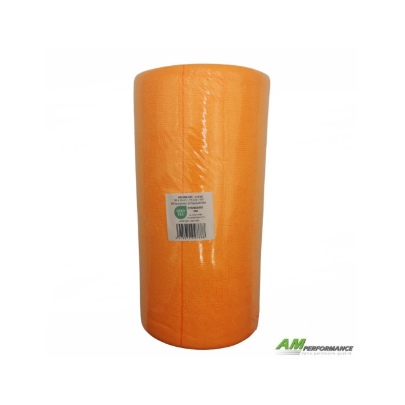 Bobine microfibres détachables oranges x75