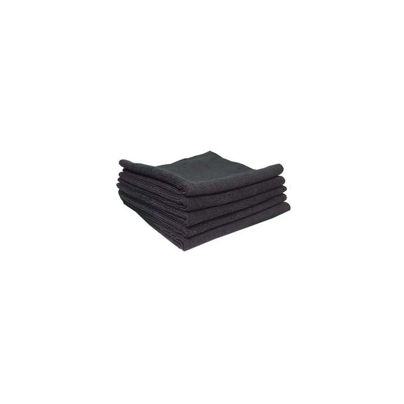 Microfibres multi-usages noires x5 Microfibres multi-usages noires x5