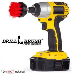 Drill Brush® dure rouge 5 cm