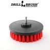 Drill Brush® dure rouge 8cm