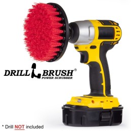 Drill Brush® dure rouge 8cm