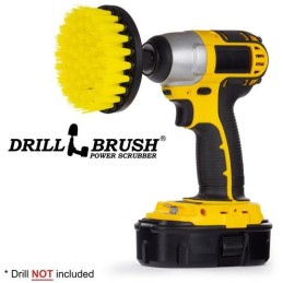 Drill Brush® médium jaune 8cm